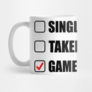 single taken gamer Mug